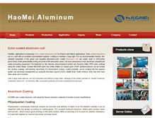 Tablet Screenshot of color-coated-aluminum-coil.com
